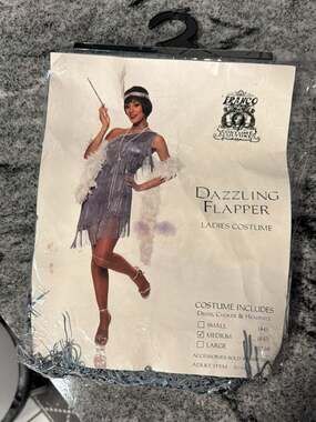 Franco Costume Culture Dazzling Flapper Size Medium Costume